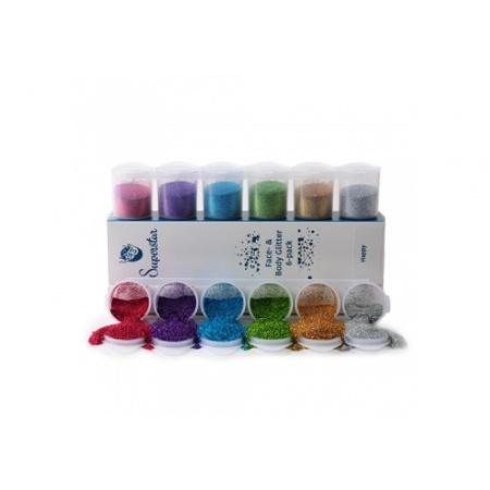 Fine Glitter Mix 6-Pack